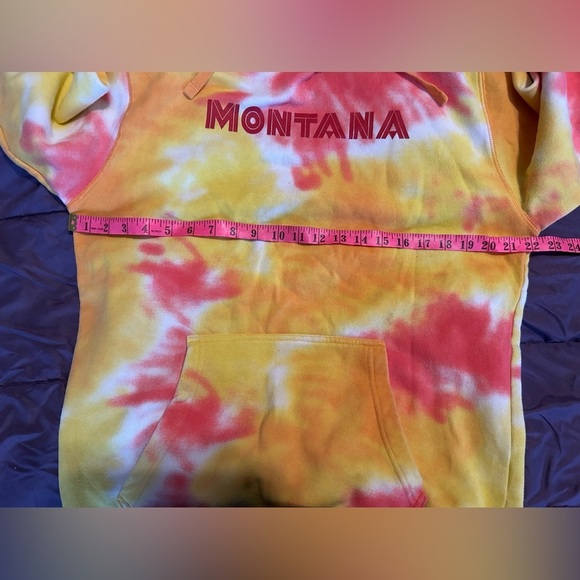 Tie dye Montana hoodie size medium beautiful colors - Picture 4 of 5
